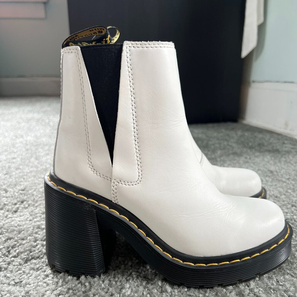 Dr. Martens Spence Leather Flared Heel Chelsea Boots